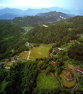 Aerial view of Fraser's Hill